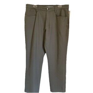 FOOTJOY Men's Performance Golf Pants 35x30 N Gray Athletic Fit EUC